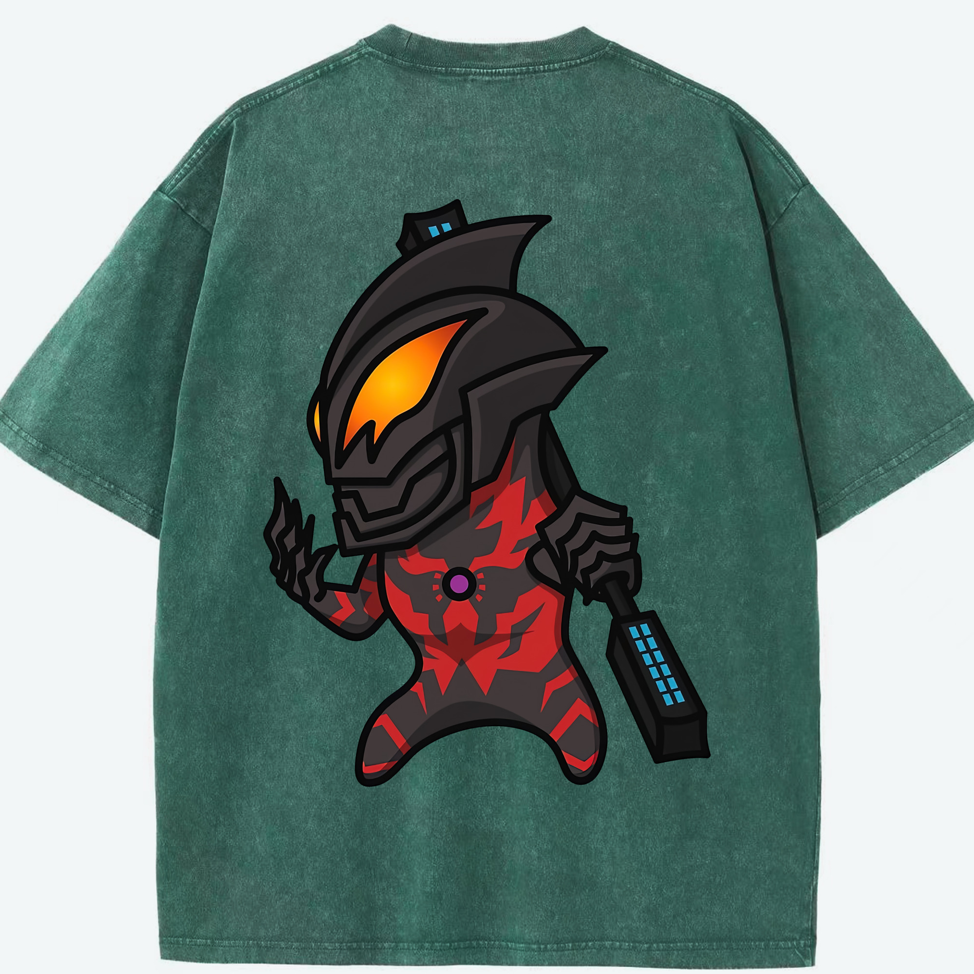 （画像用） ウルトラマン Ultraman 綿100% ヴィンテージ風 半袖Tシャツ（背面プリント）